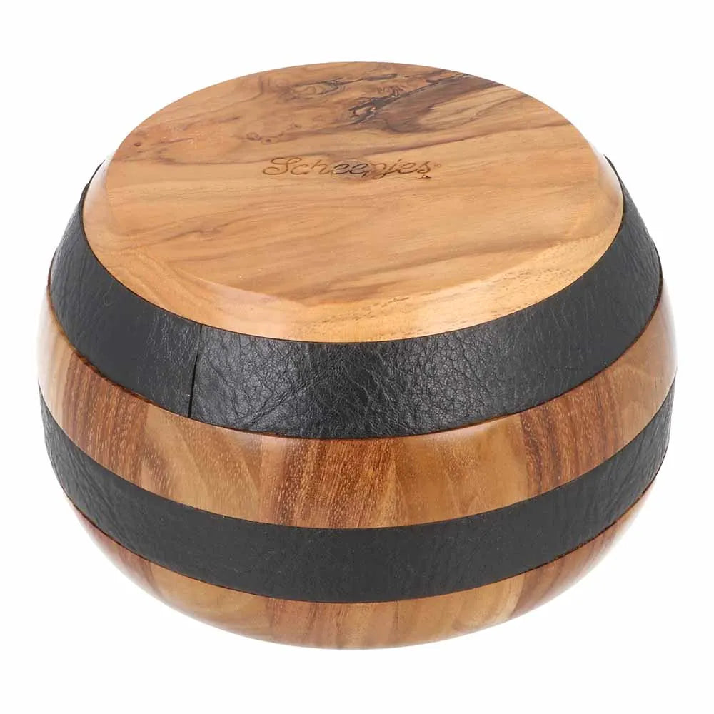Scheepjes Yarn Bowl Teakholz-Rosenholz-Leder 15x9cm