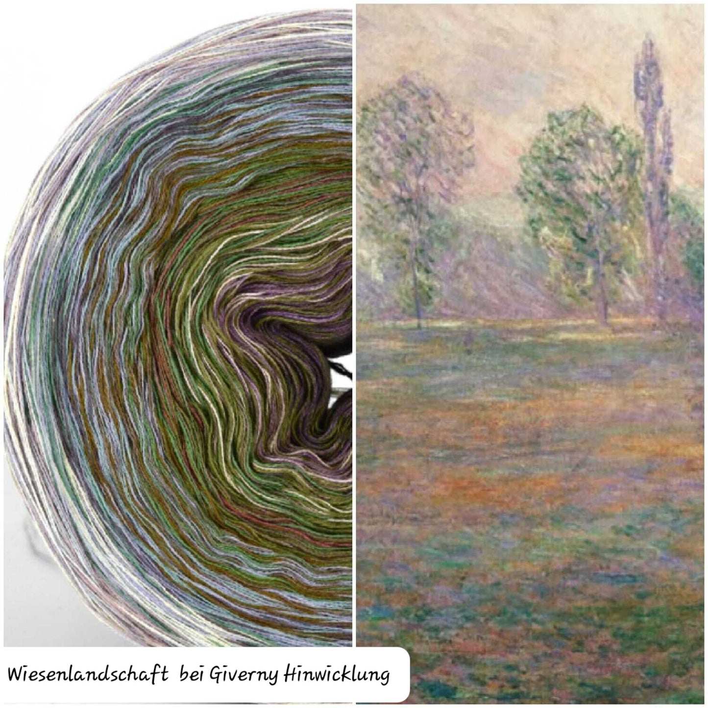 Bobbel Monet Wiesenlandschaft bei Giverny