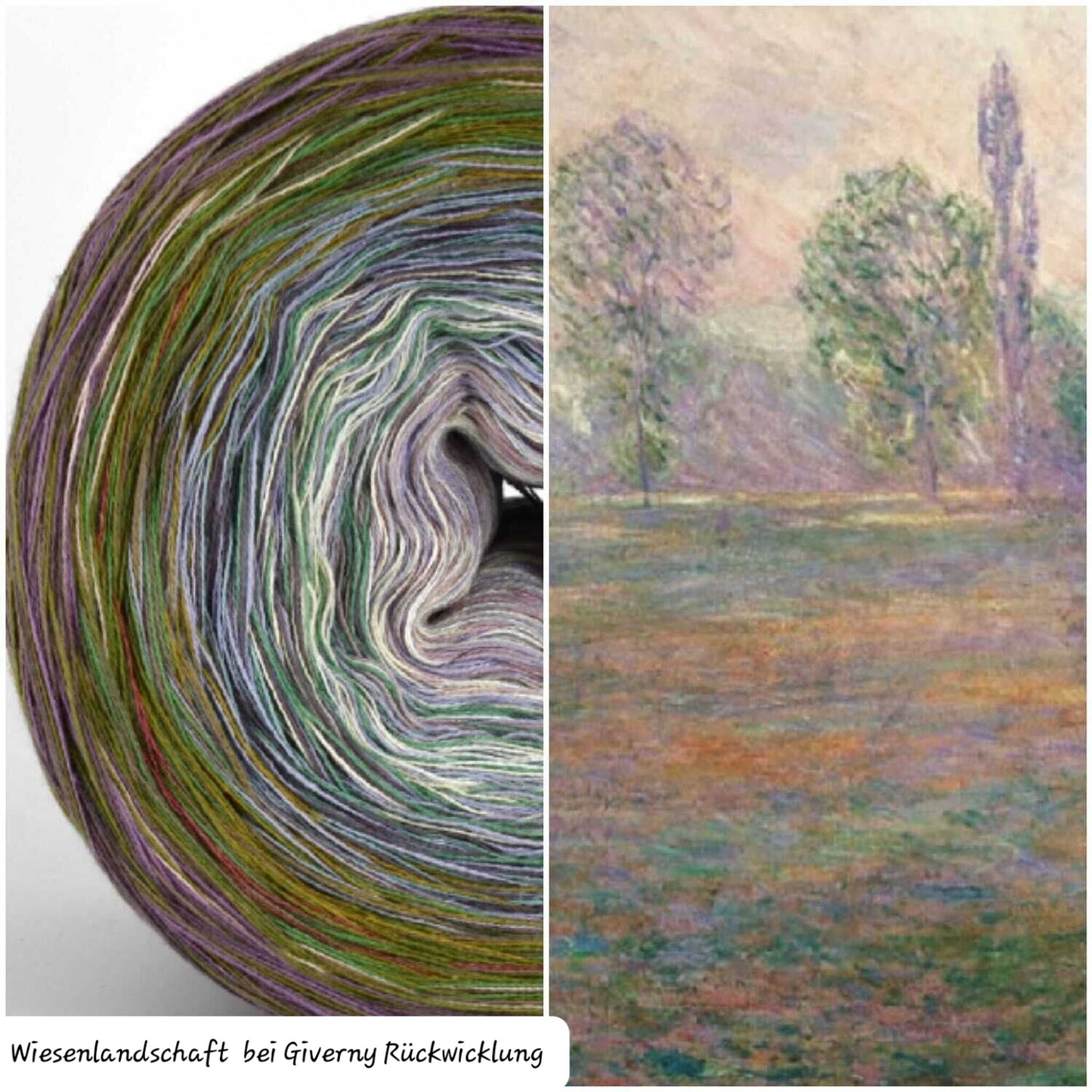Bobbel Monet Wiesenlandschaft bei Giverny