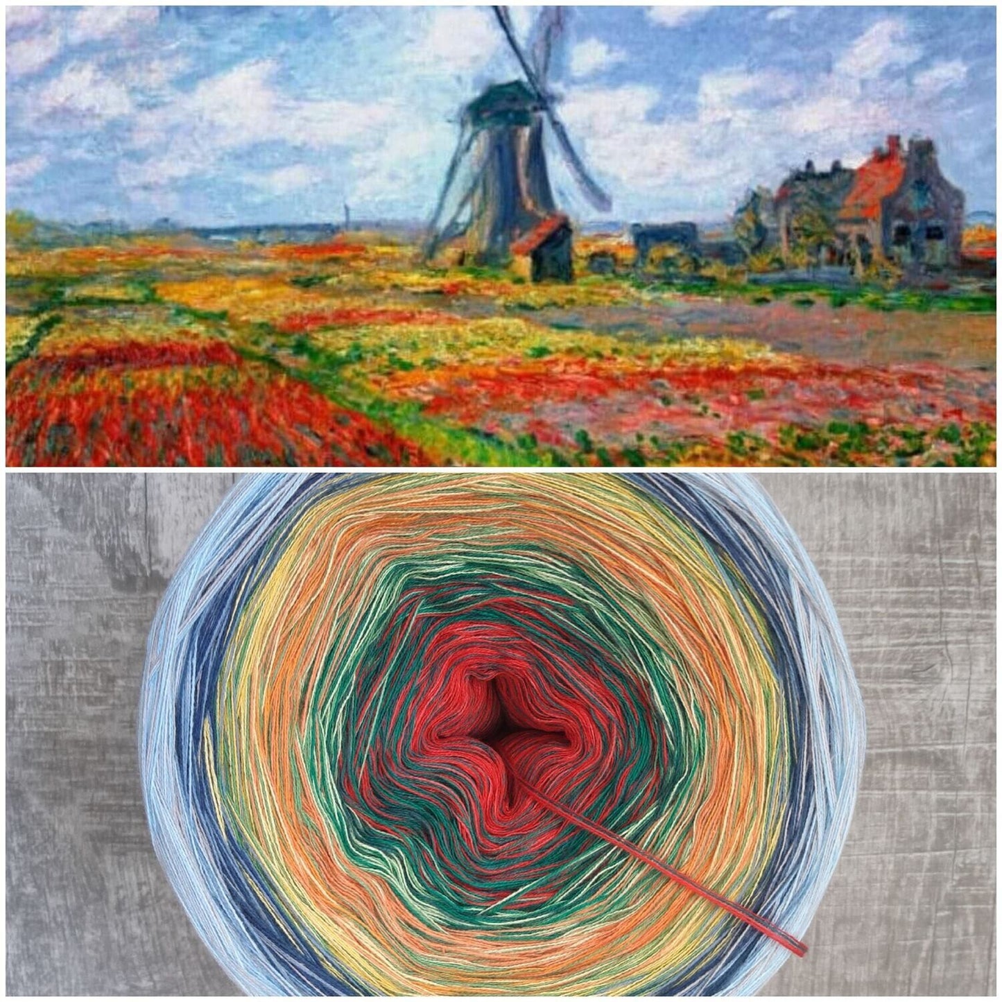 Bobbel Monet Tulpen von Holland