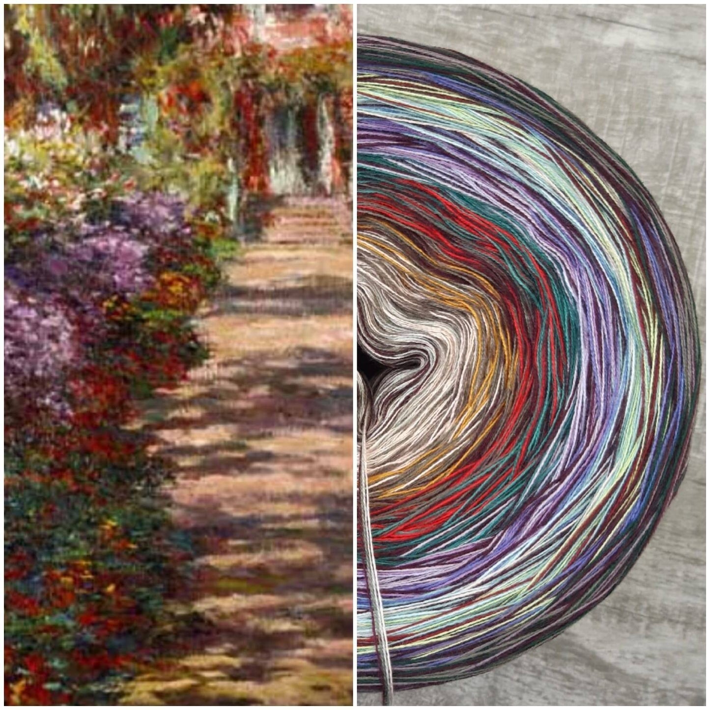 Bobbel Monet Allee in Giverny