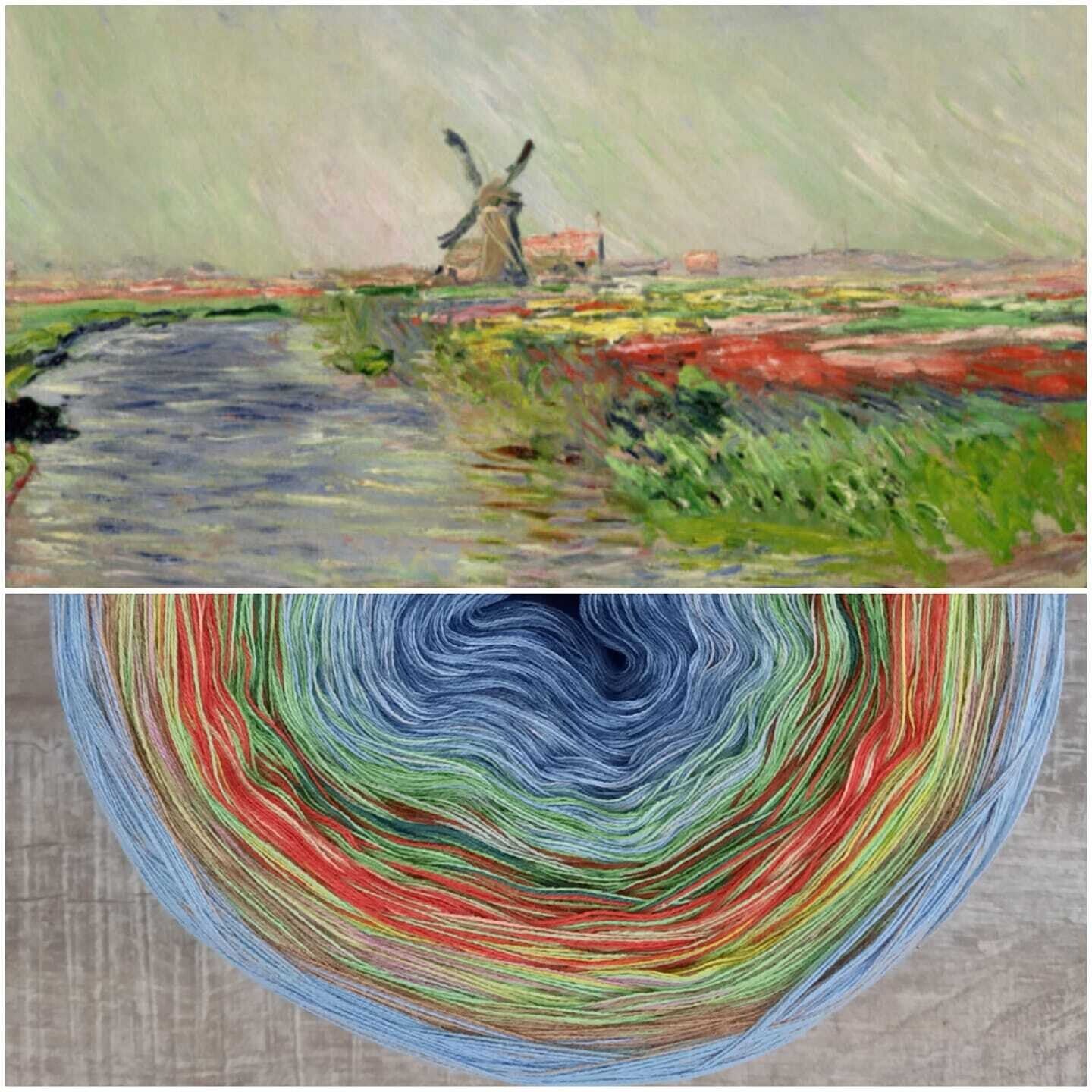 Bobbel Monet Tulpenfeld
