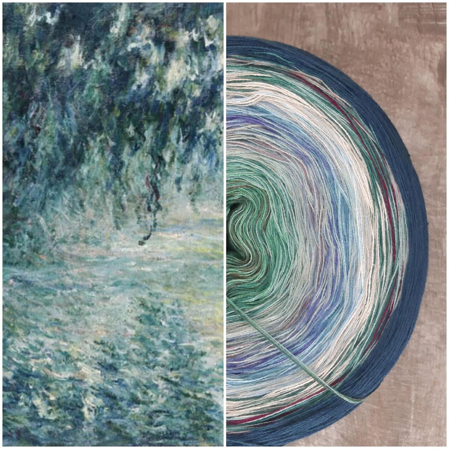 Bobbel Monet Morgen auf der Seine