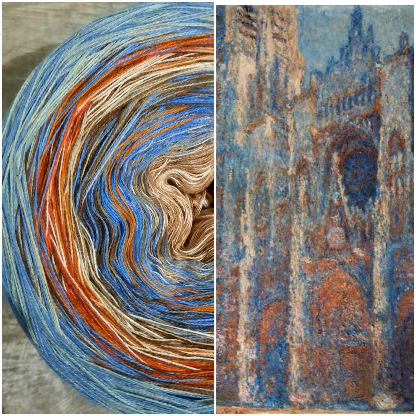 Bobbel Monet Kathedrale von Rouen