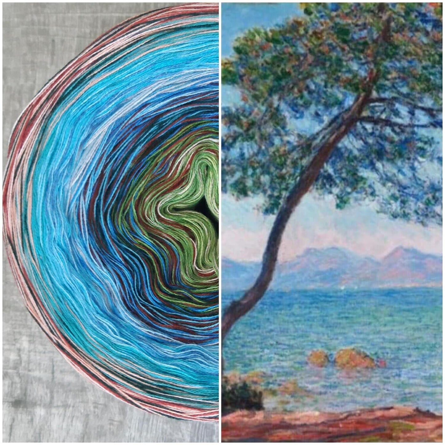 Bobbel Monet Esterel Gebirge