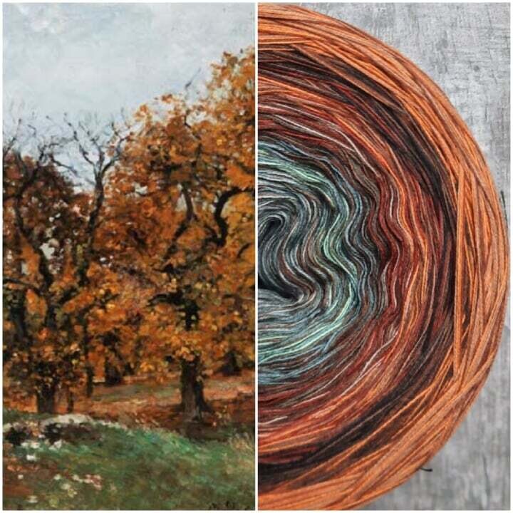 Bobbel Pissarro Herbstlandschaft