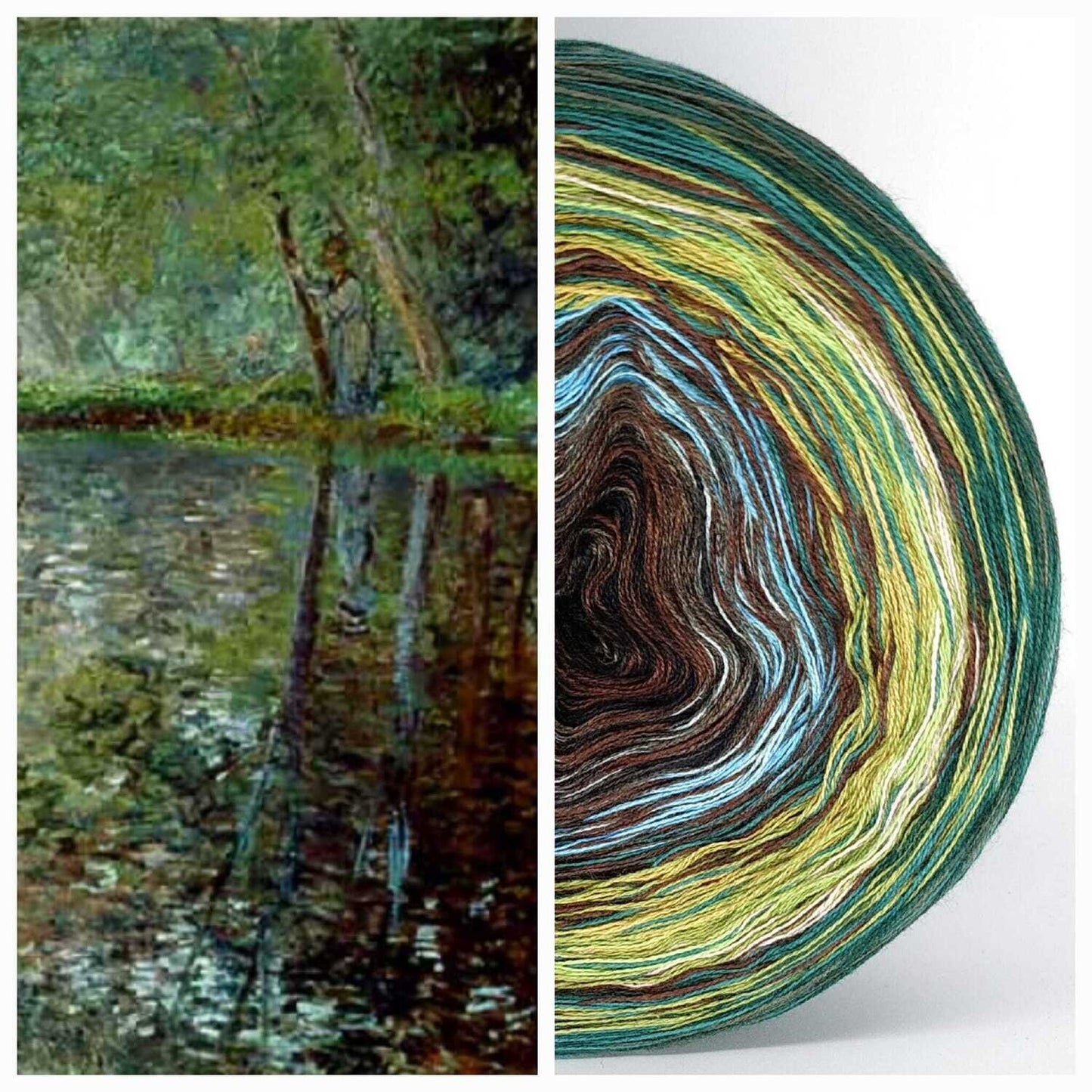 Bobbel Monet Teich im Park
