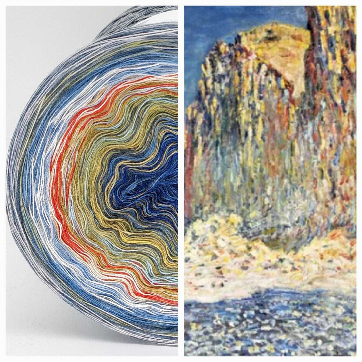 Bobbel Monet Steilküste