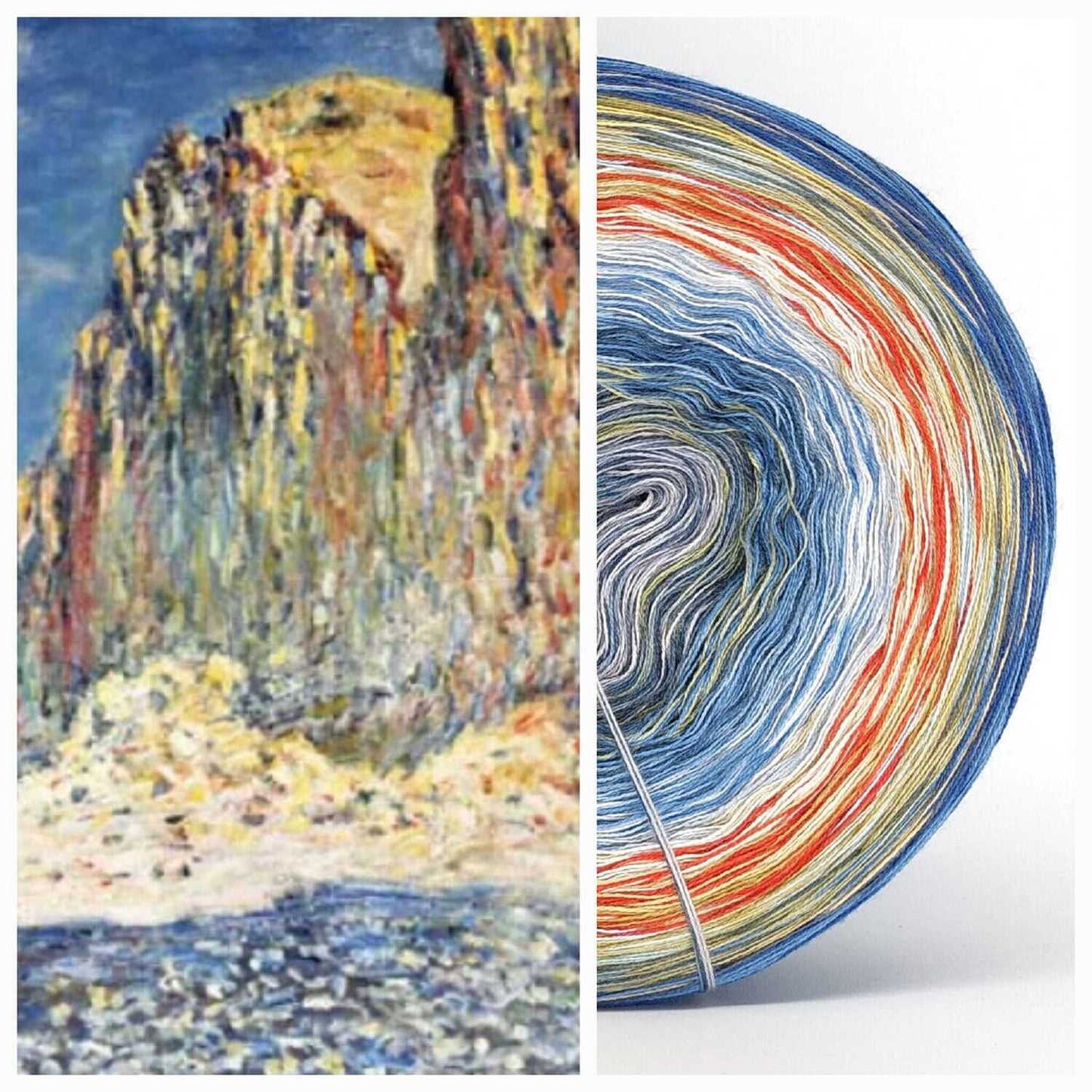 Bobbel Monet Steilküste