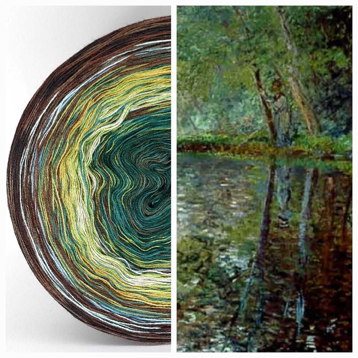 Bobbel Monet Teich im Park