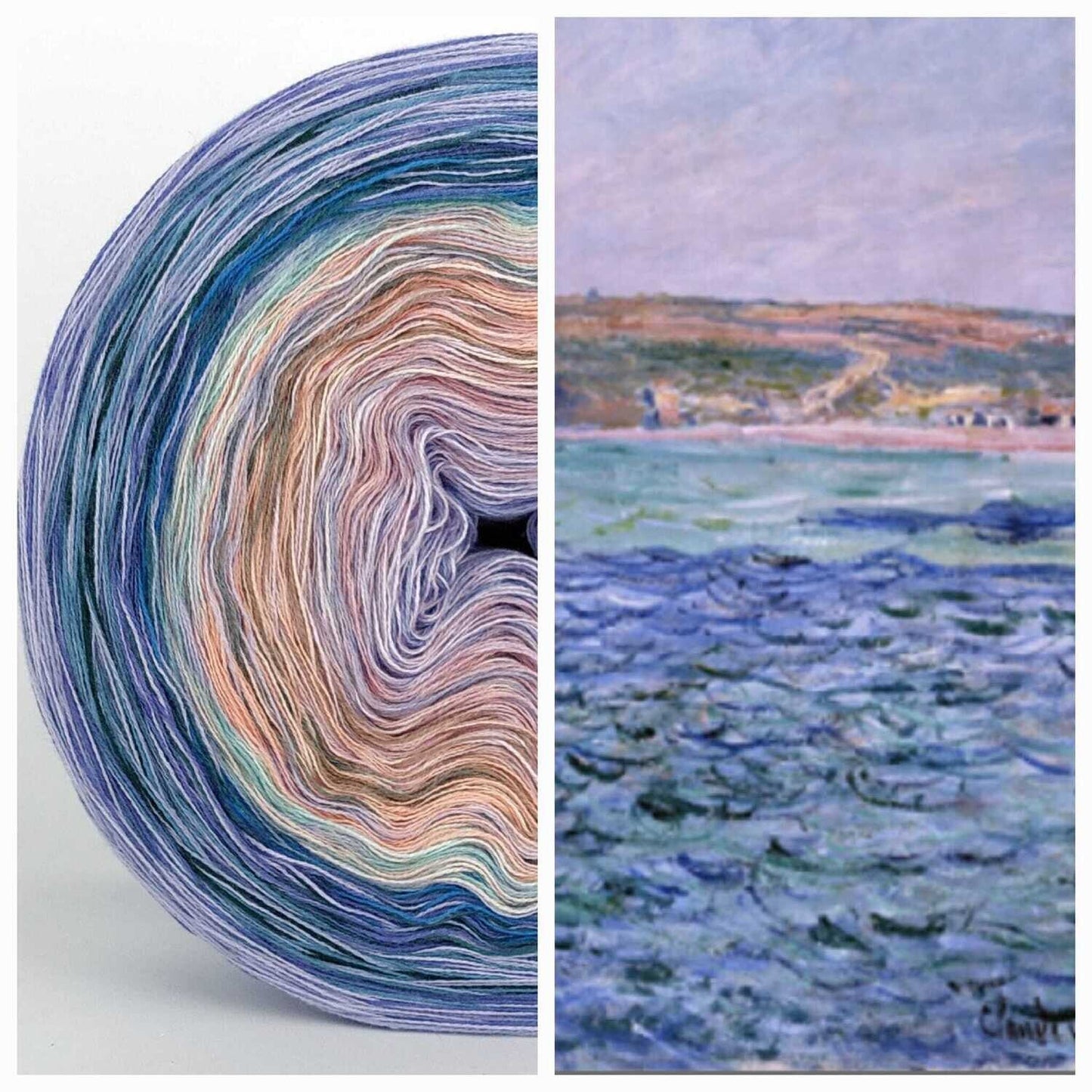 Bobbel Monet Felsen von Pourville