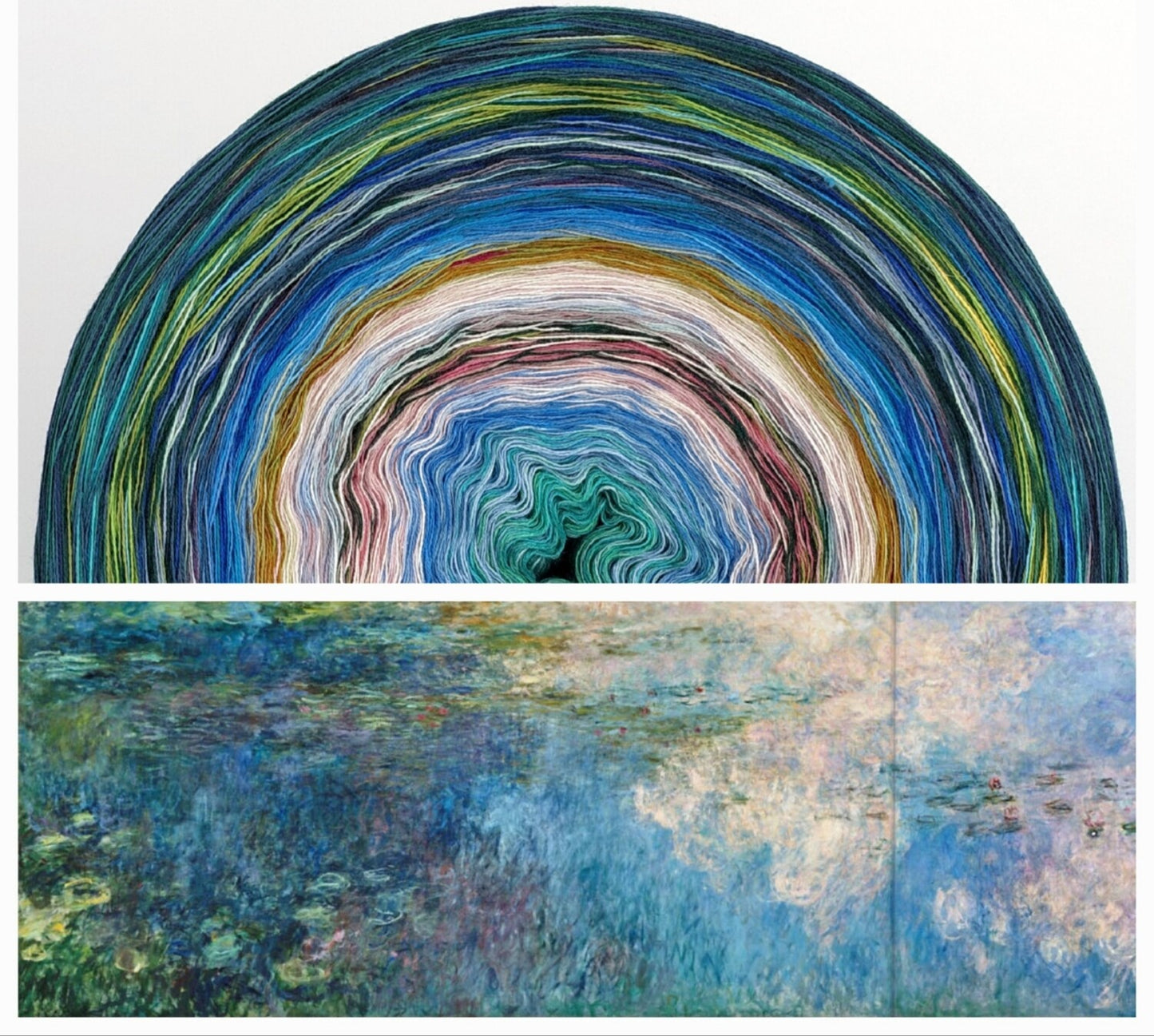 100ter Monet Bobbel Nymphéas als Paneele