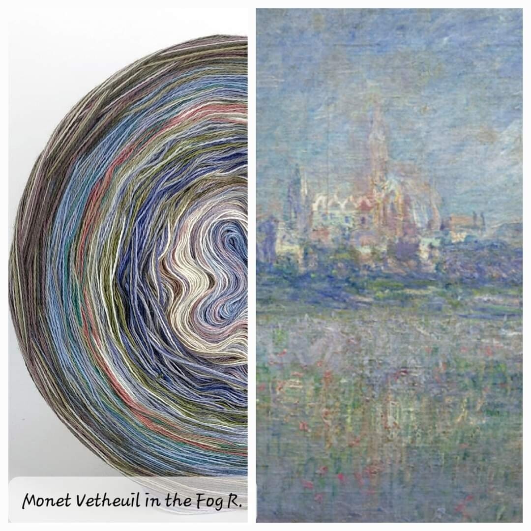 Bobbel Monet Vetheuil in the Fog