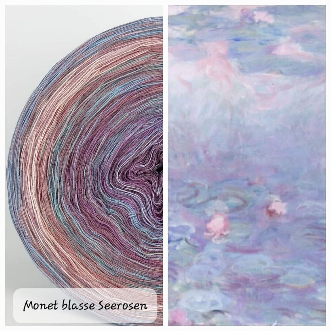 Bobbel Monet Blasse Seerosen