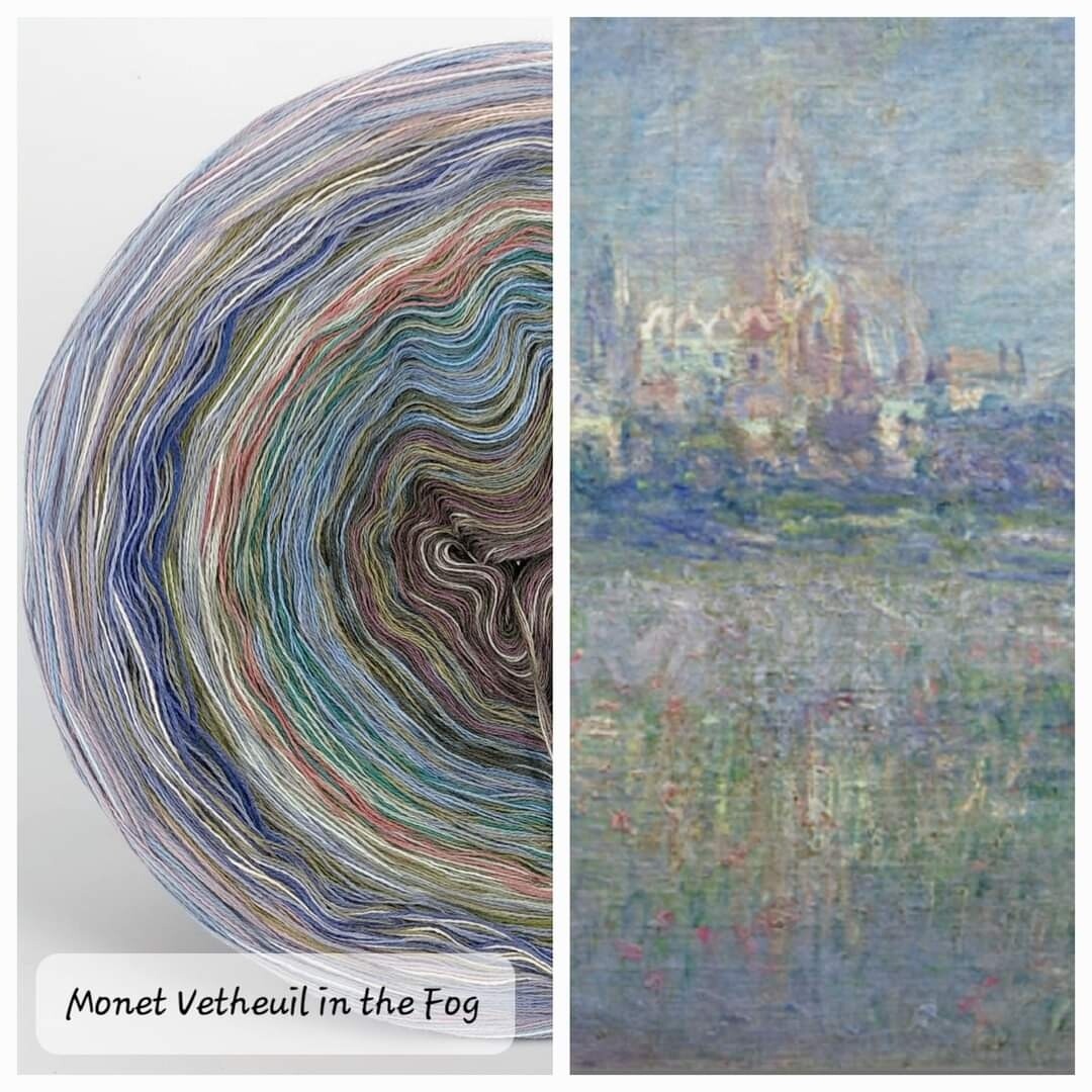 Bobbel Monet Vetheuil in the Fog