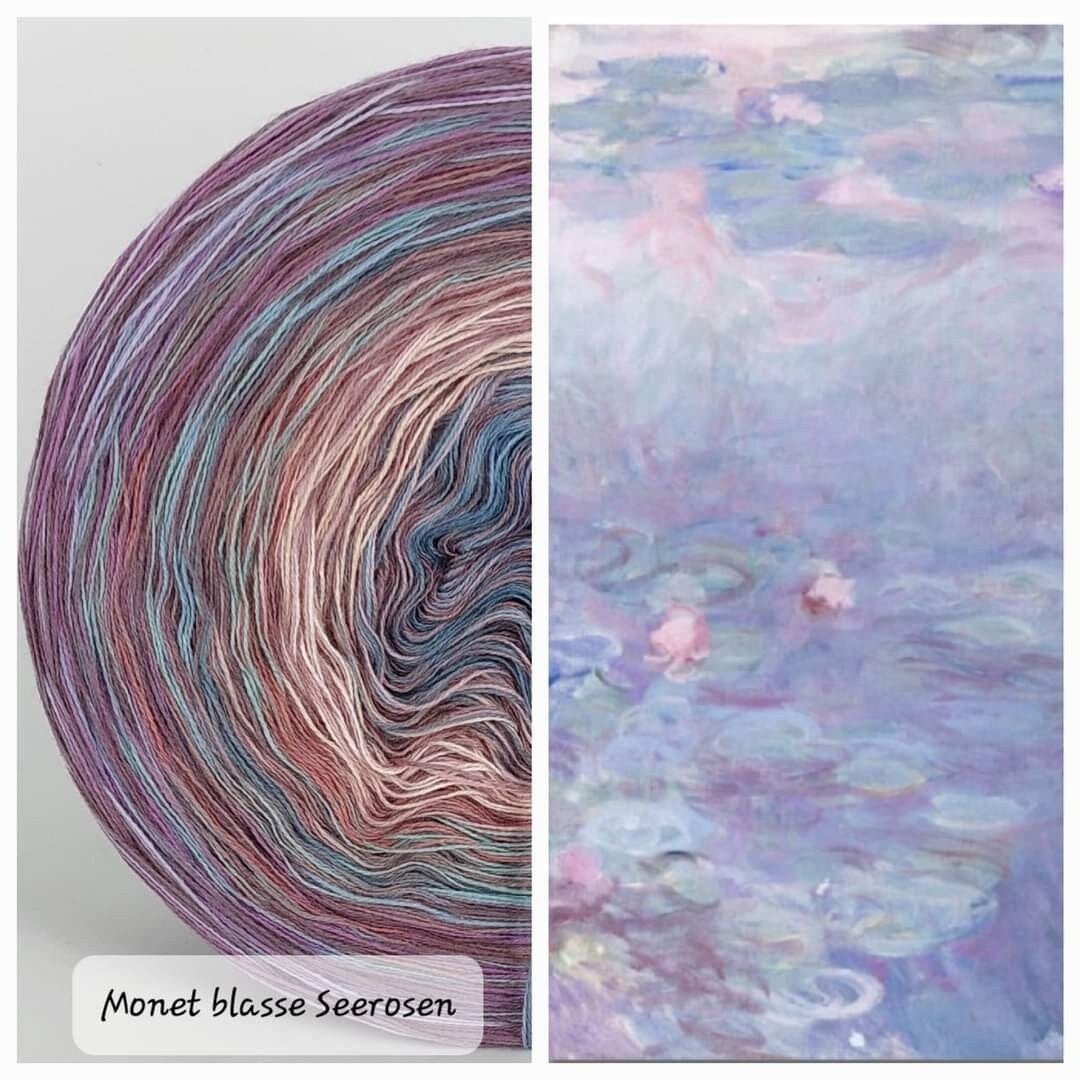 Bobbel Monet Blasse Seerosen