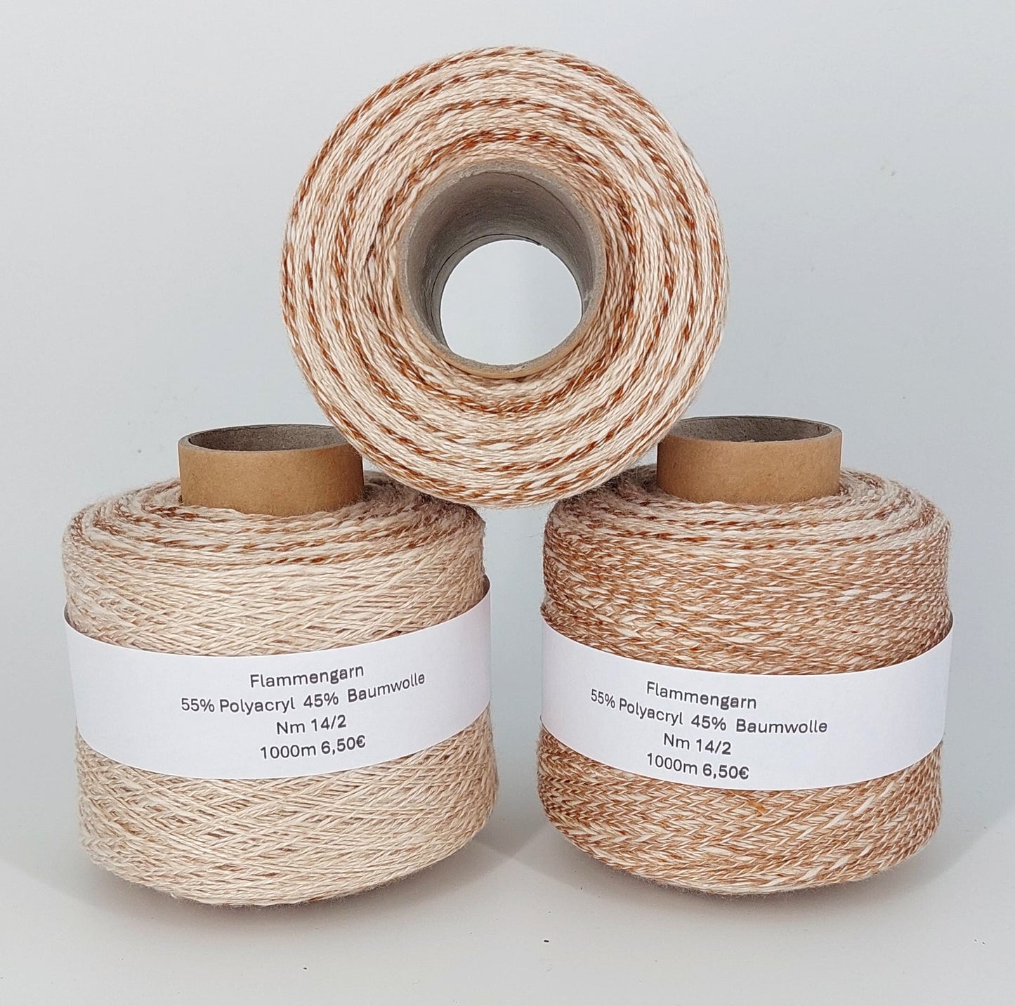 Flammengarn Beige 1000m