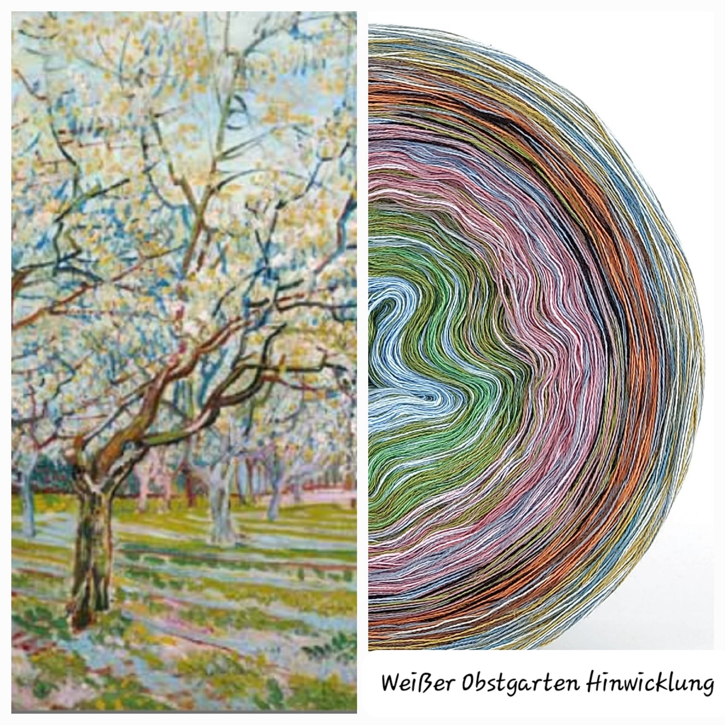 Bobbel Van Gogh Weißer Obstgarten