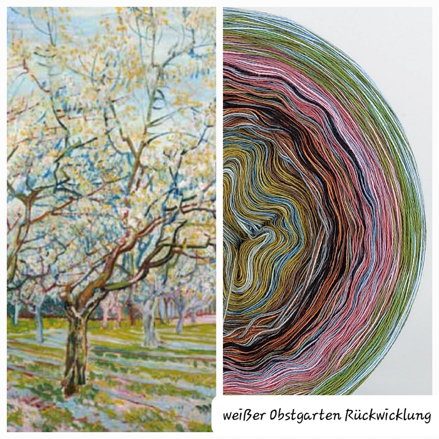 Bobbel Van Gogh Weißer Obstgarten