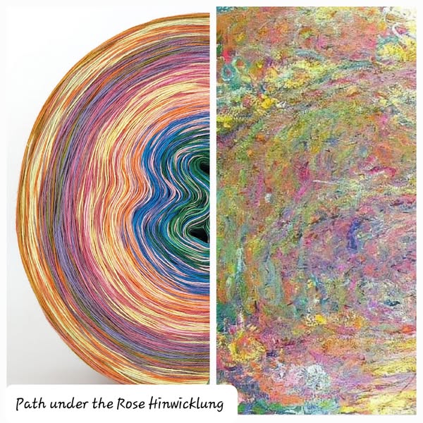 Bobbel Monet Path under the Rose