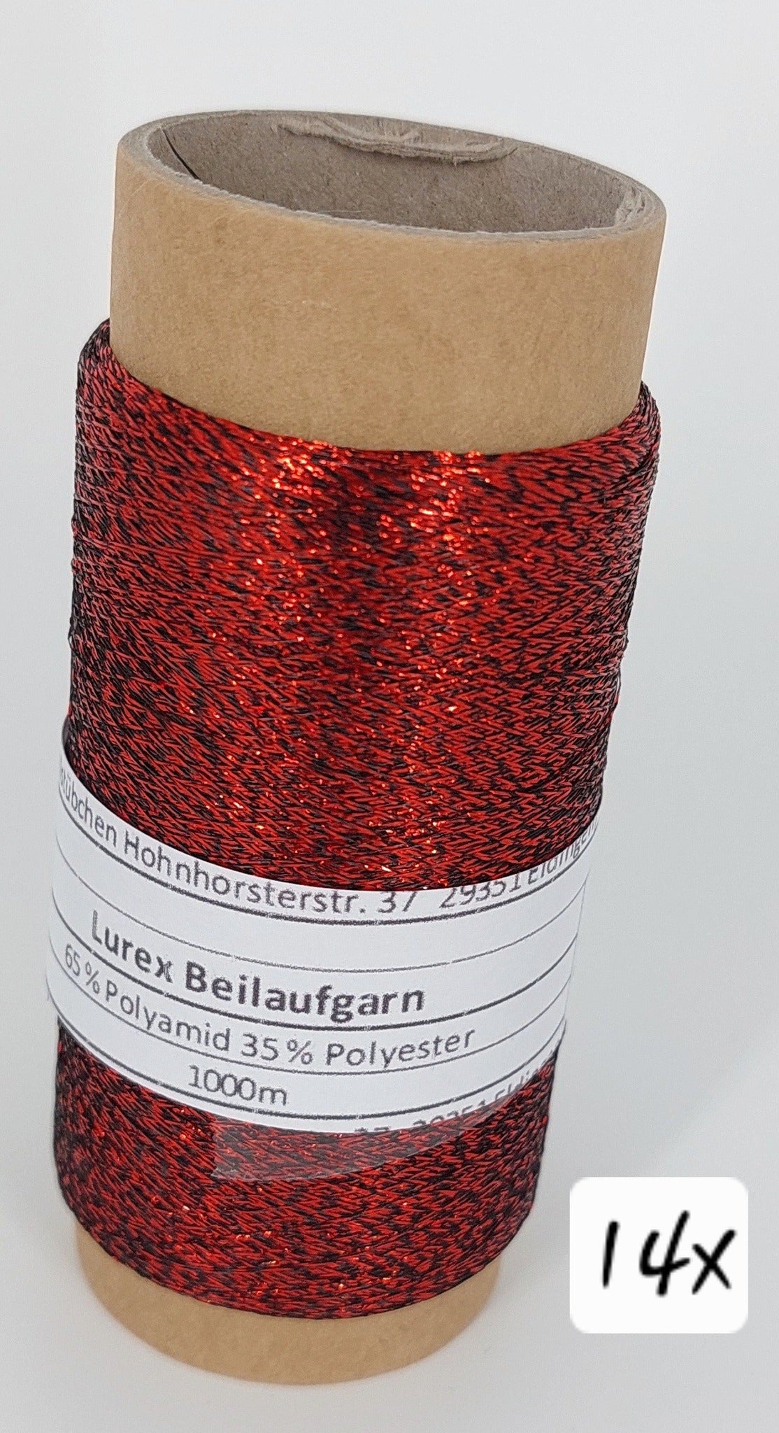Lurex Rot 1 1000m
