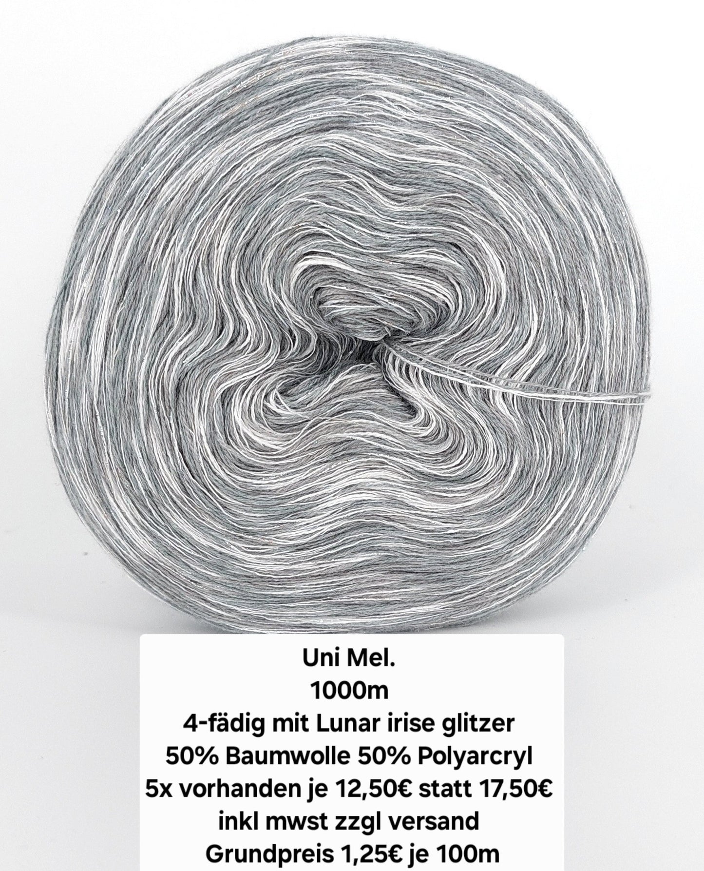 Uni mel. 1000m 4 fädig mit Lunar