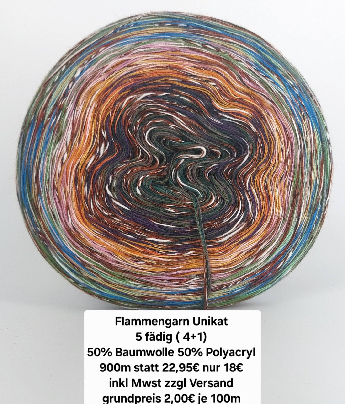 Flammengarn Unikat 900m