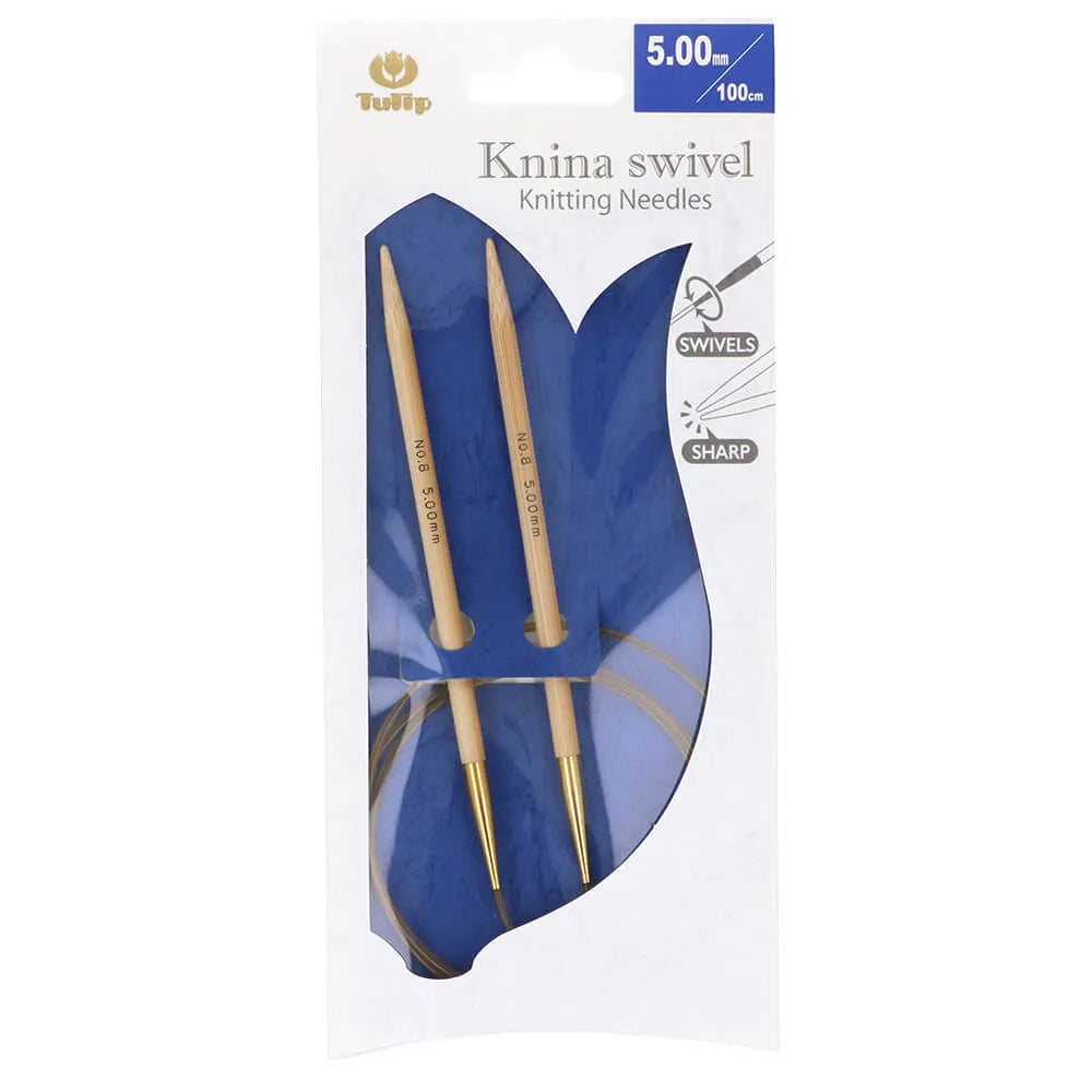 Tulip Knina Swivel Rundstricknadel dreh. 100cm