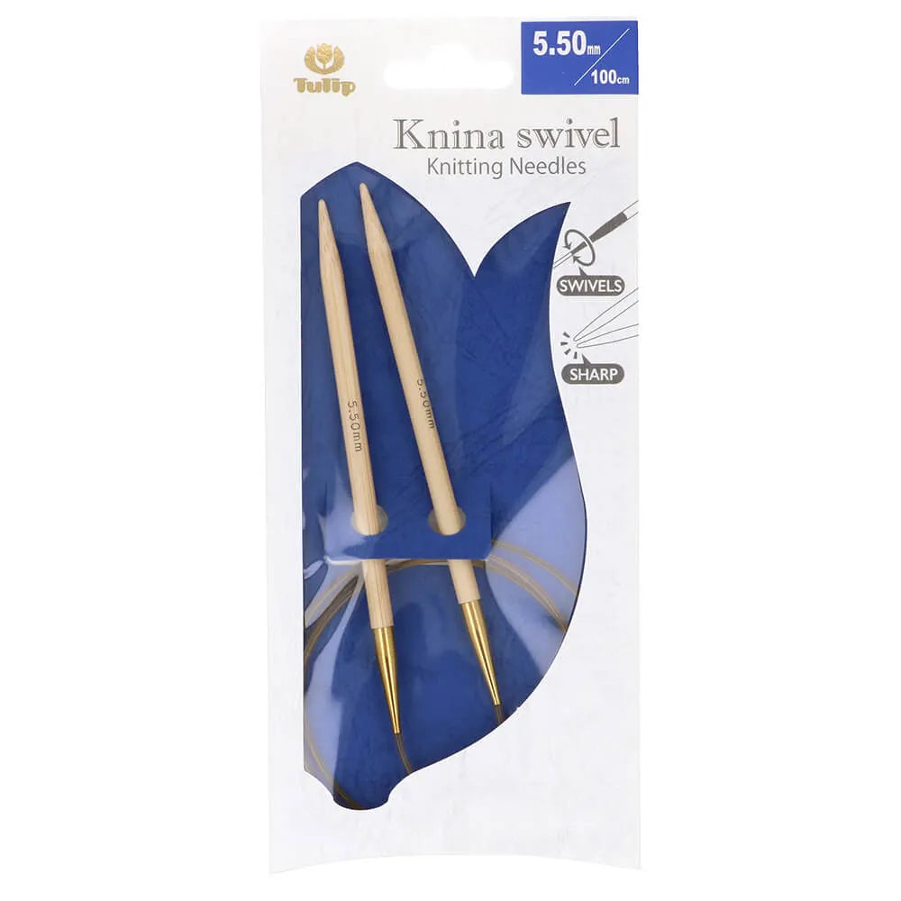 Tulip Knina Swivel Rundstricknadel dreh. 100cm