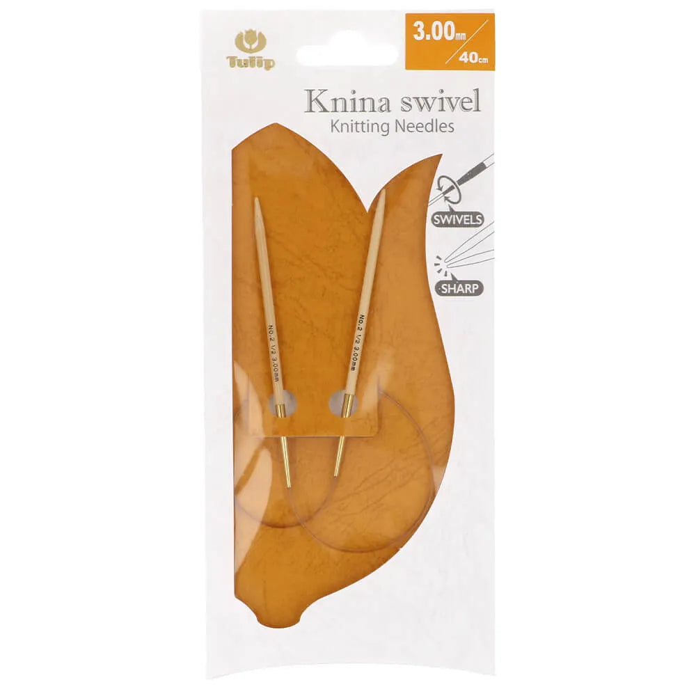 Tulip Knina Swivel Rundstricknadel dreh. 40cm