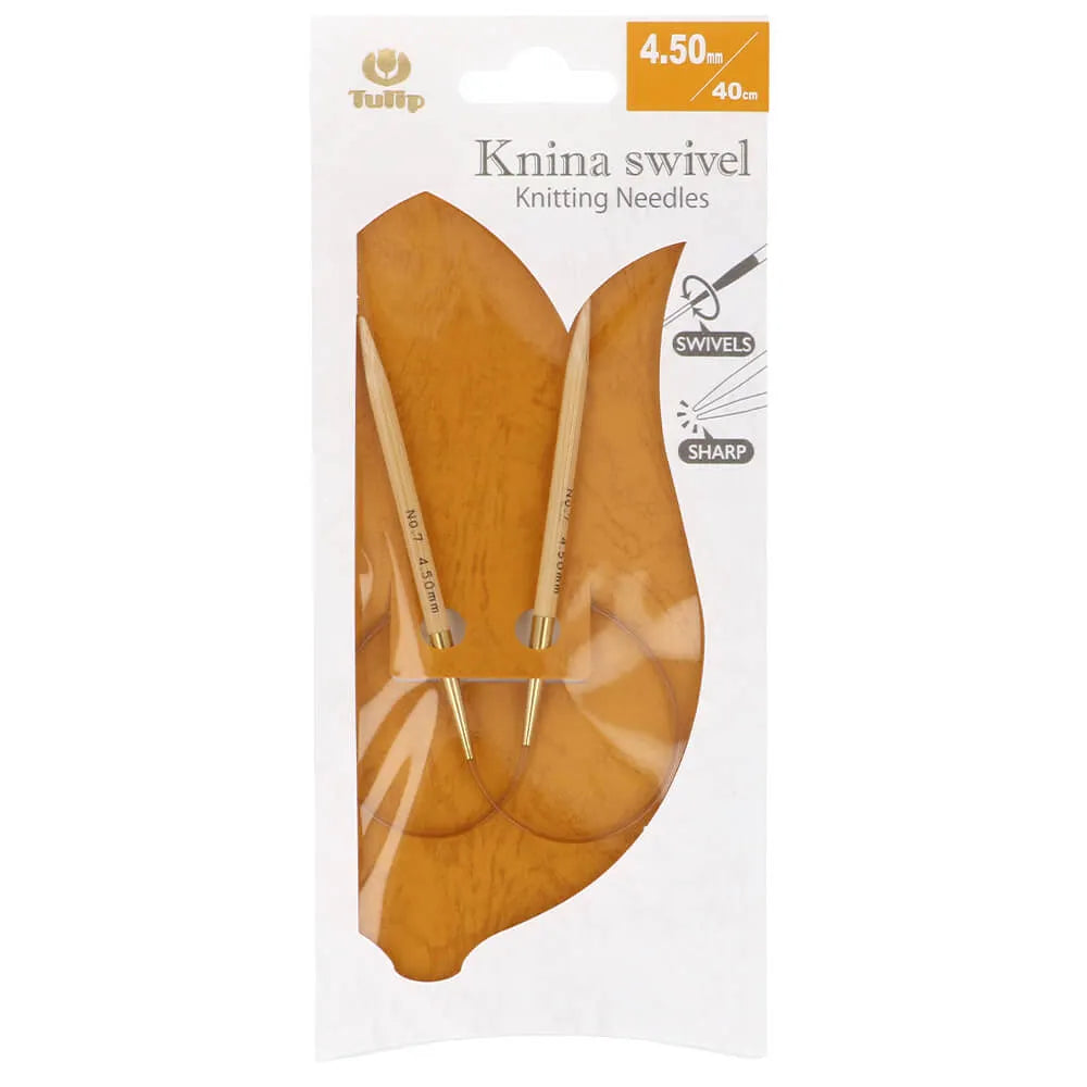 Tulip Knina Swivel Rundstricknadel dreh. 40cm