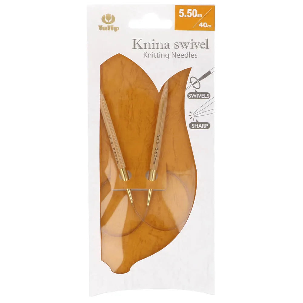 Tulip Knina Swivel Rundstricknadel dreh. 40cm