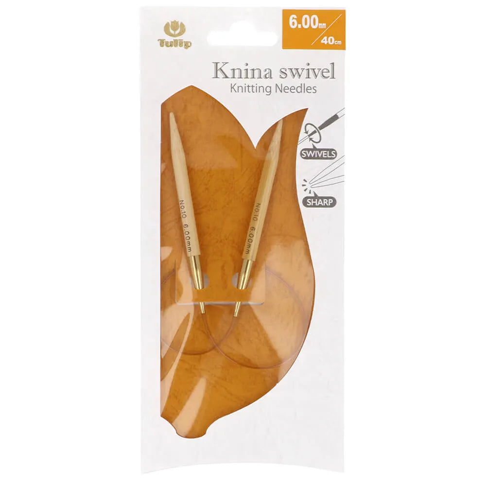 Tulip Knina Swivel Rundstricknadel dreh. 40cm