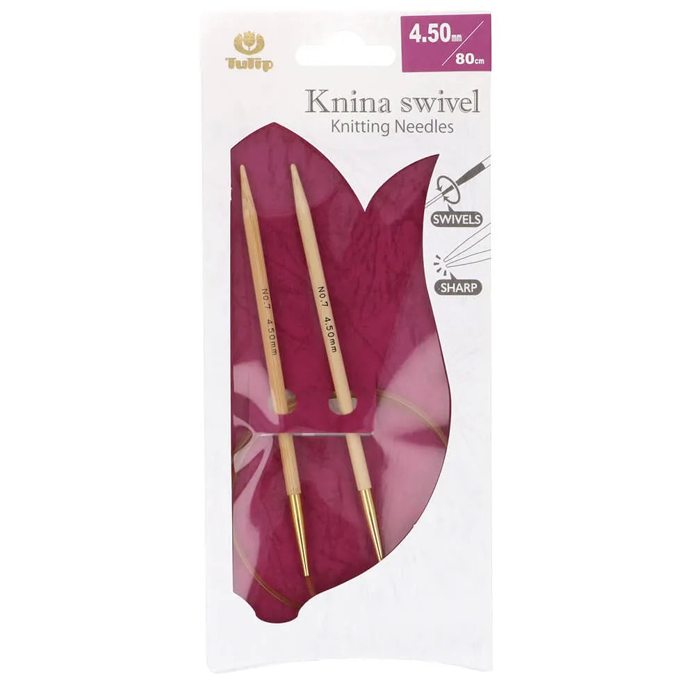 Tulip Knina Swivel Rundstricknadel dreh. 80cm