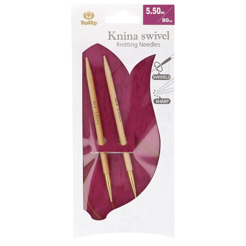 Tulip Knina Swivel Rundstricknadel dreh. 80cm