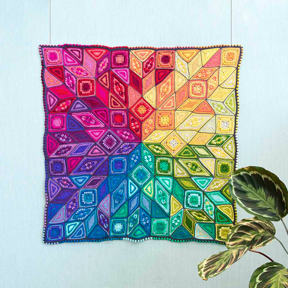 Scheepjes CAL Festival of Lights blanket Organicon Kit