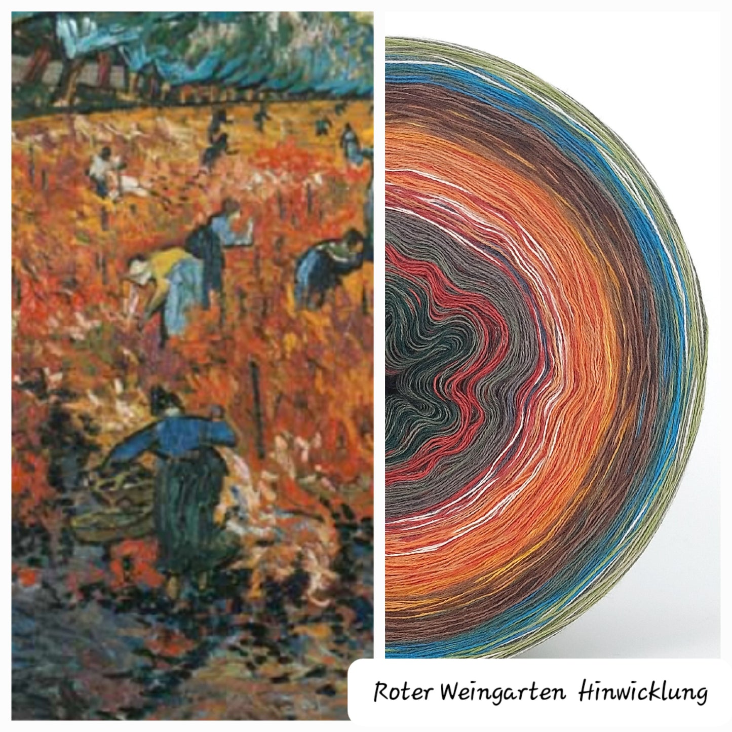 Bobbel Van Gogh Roter Weingarten