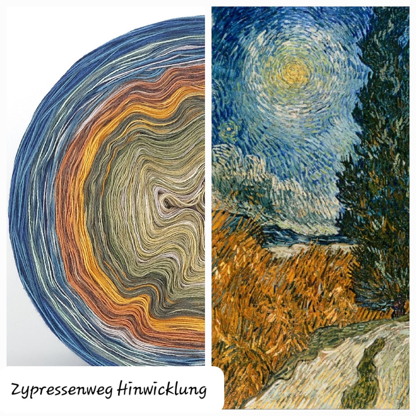 Bobbel Van Gogh Zypressenweg