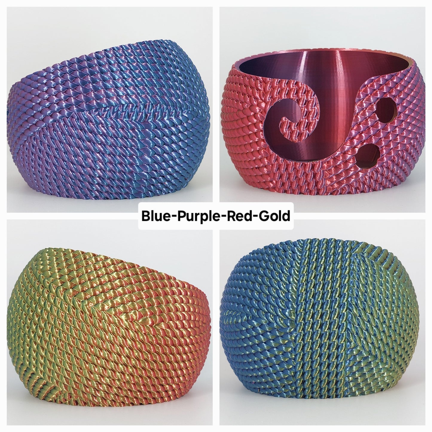 Verlaufsfarbende Garnschale Woll Design