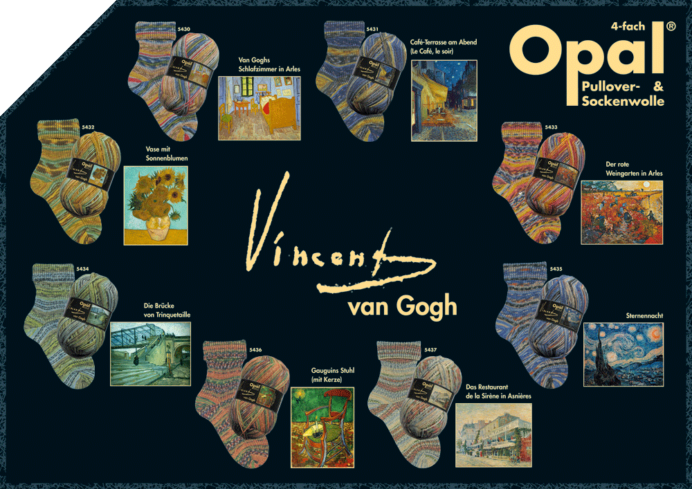 Opal nach Van Gogh 4-fach