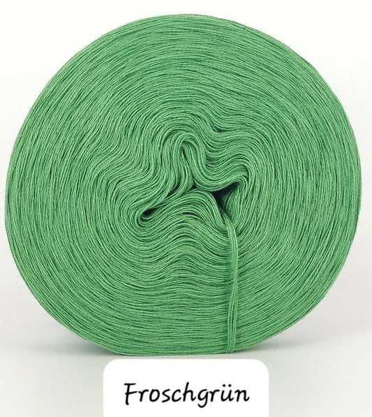 Froschgrün 4 fädig Uni