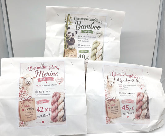 Handgefärbte Garne Überraschungstüte