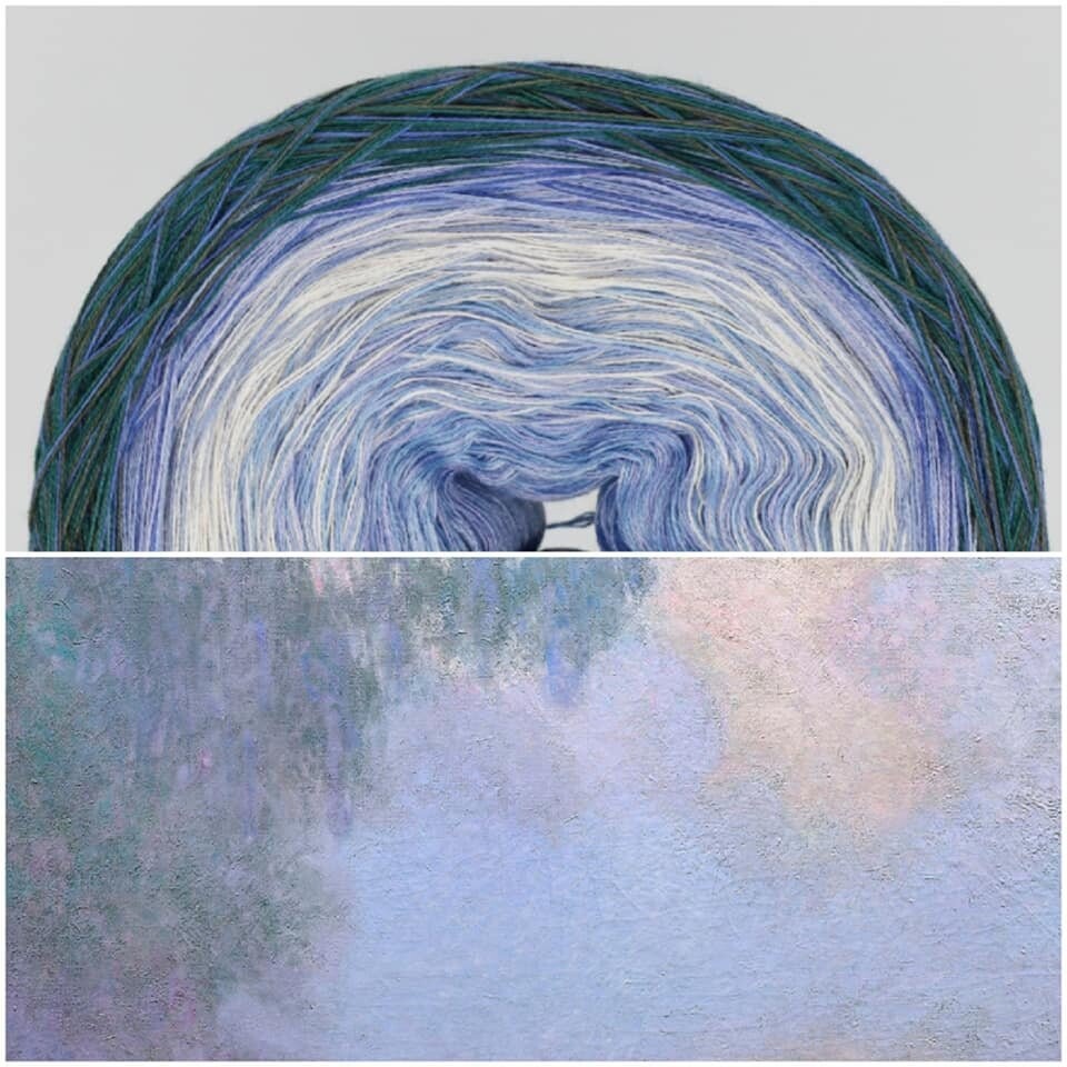 Bobbel Monet Vormittag auf der Seine