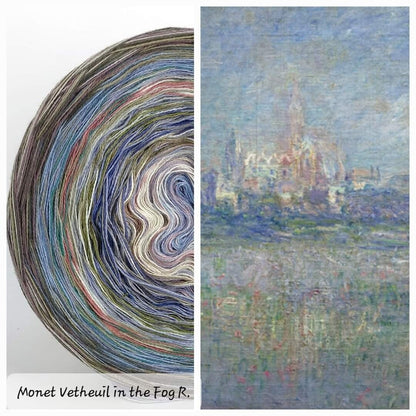 Bobbel Monet Vetheuil in the Fog