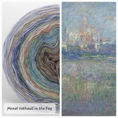 Bobbel Monet Vetheuil in the Fog