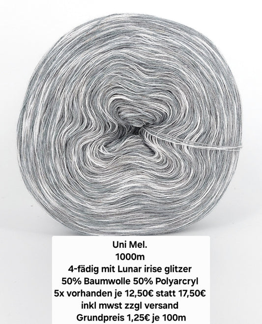 Uni mel. 1000m 4 fädig mit Lunar