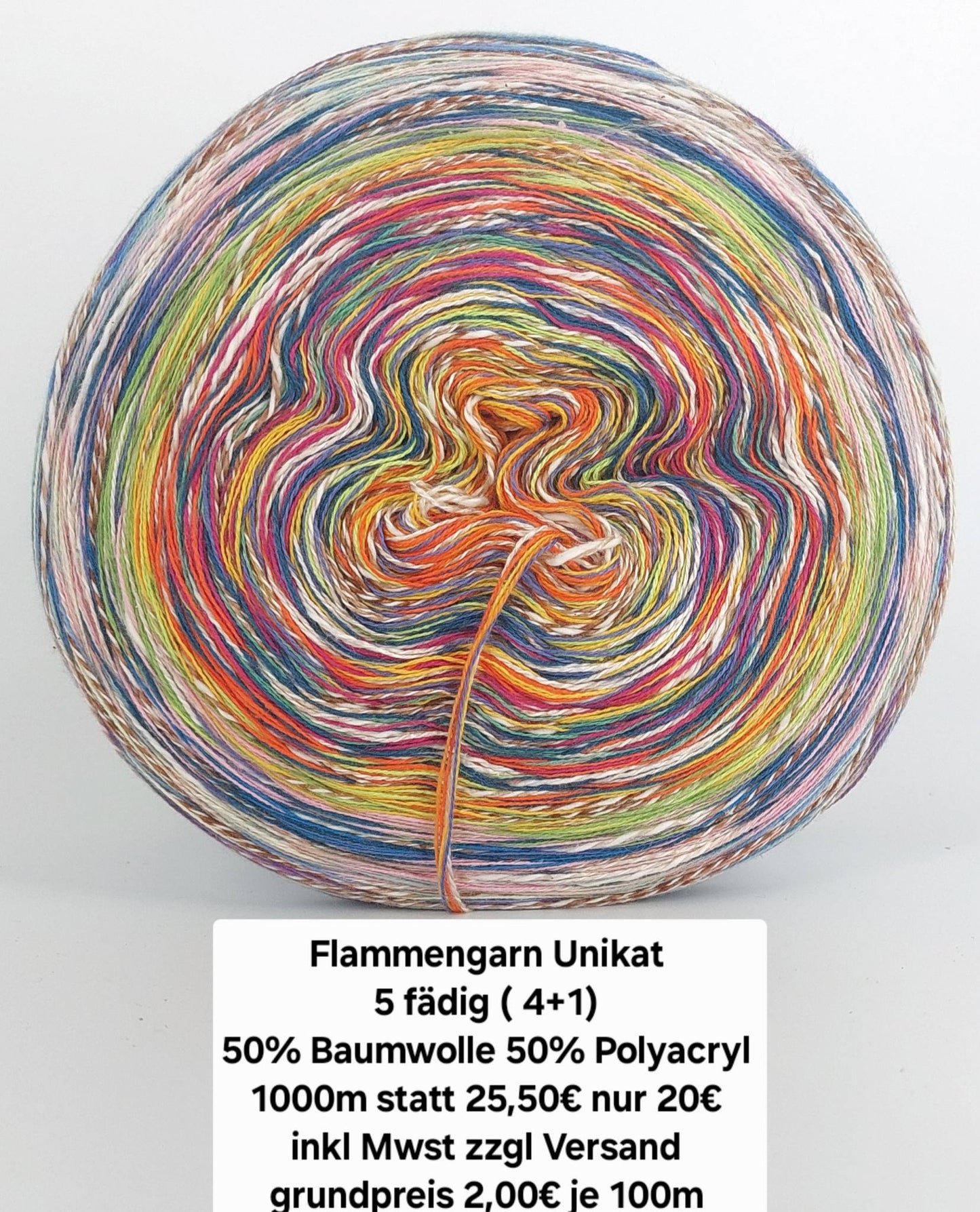Flammengarn Unikat 1000m