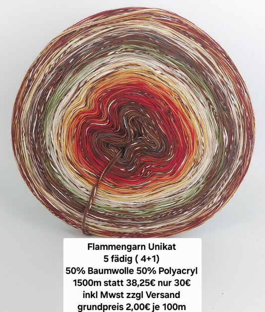 Flammengarn Unikat 1500m