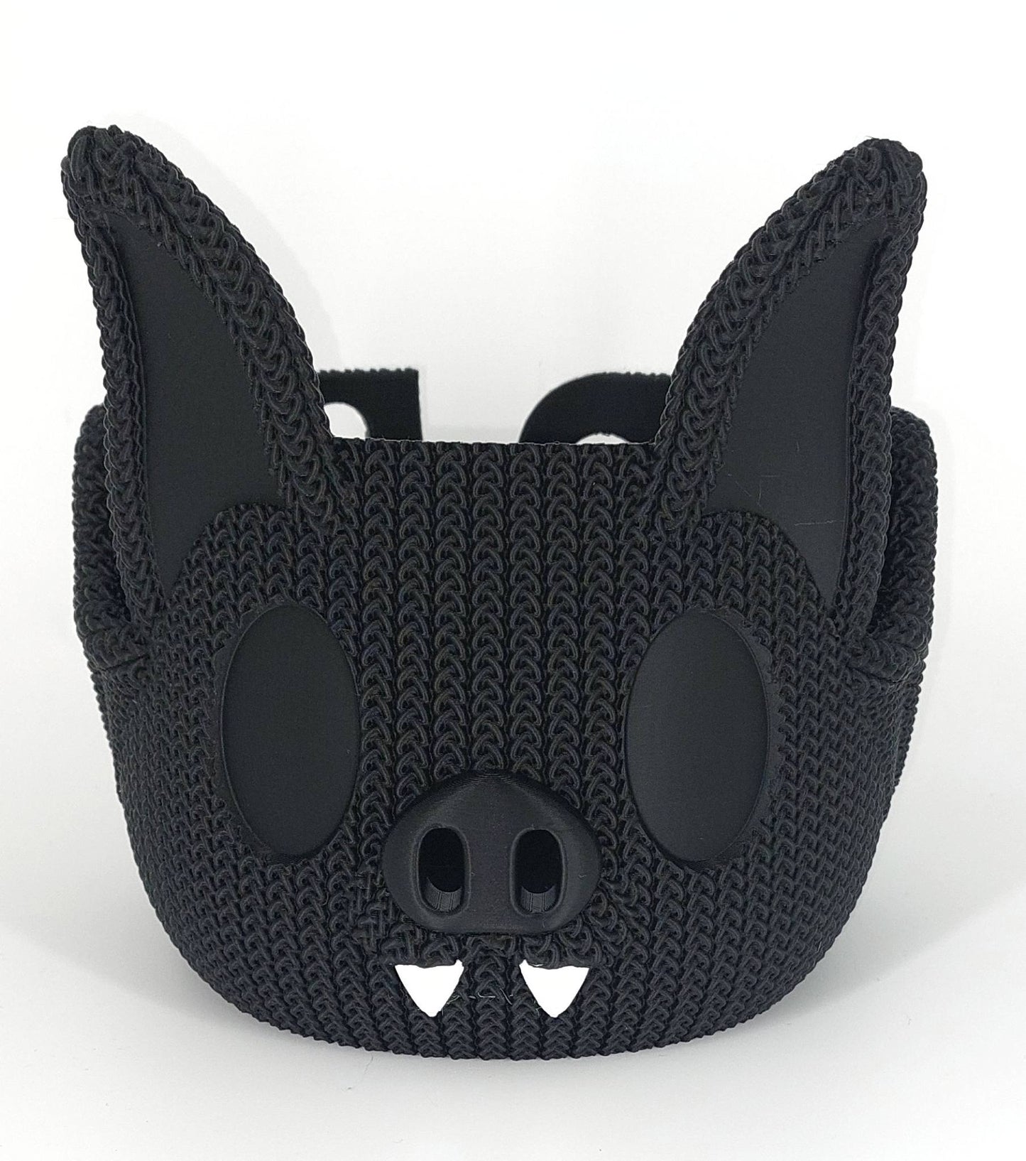 Garnschale Fledermaus gestricktes Design