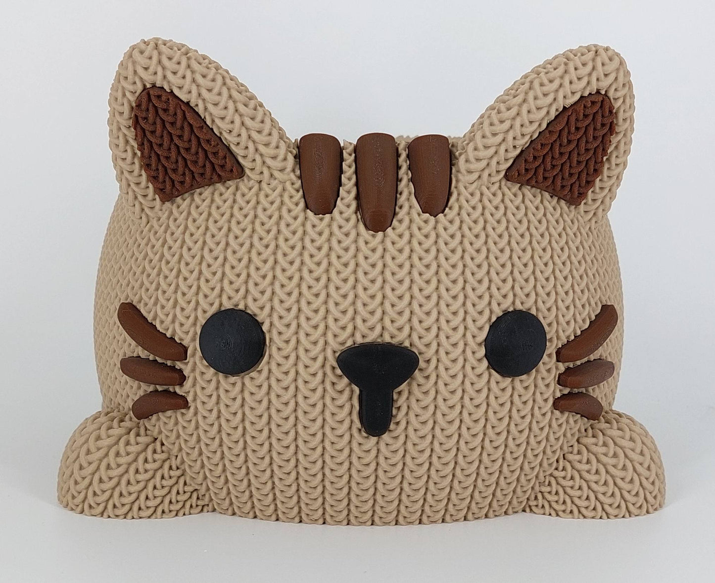 Garnschale Katze gestrickt